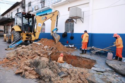 Prefeitura de Manaus recupera galeria subterrânea com ‘Mutirão no Bairro’ no conjunto Mutirão