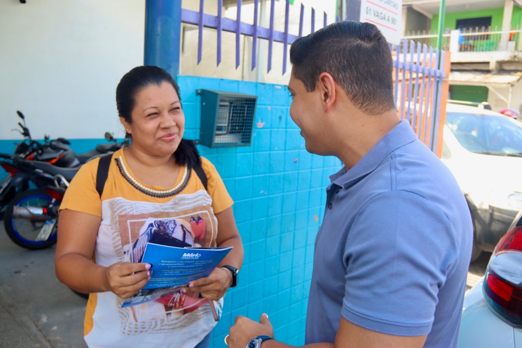 Deputado Mário César Filho realiza caminhada de prestação de contas no Mauazinho