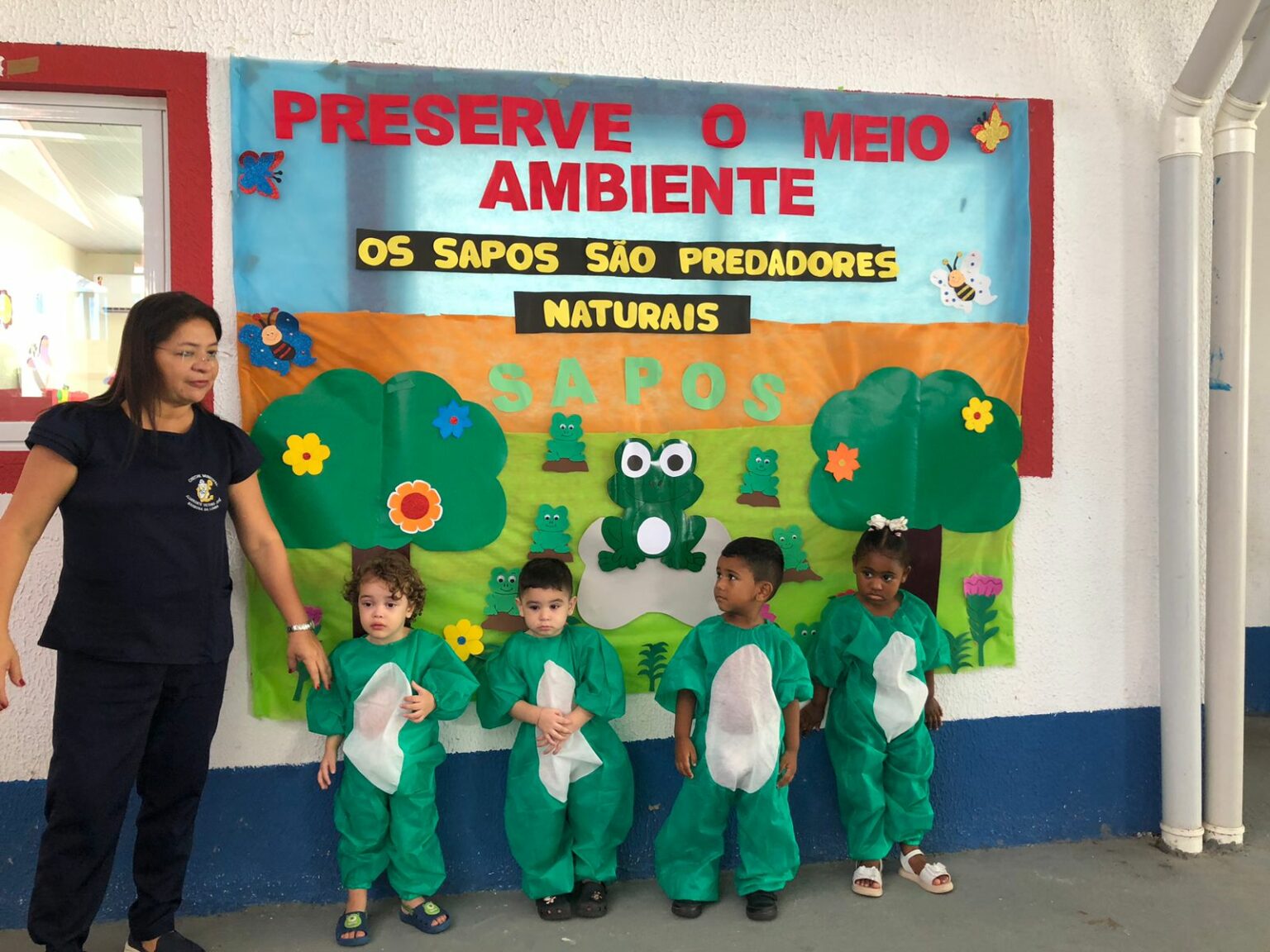 Creche realiza evento em comemoração ao Dia do Meio Ambiente
