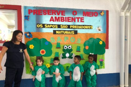 Creche realiza evento em comemoração ao Dia do Meio Ambiente