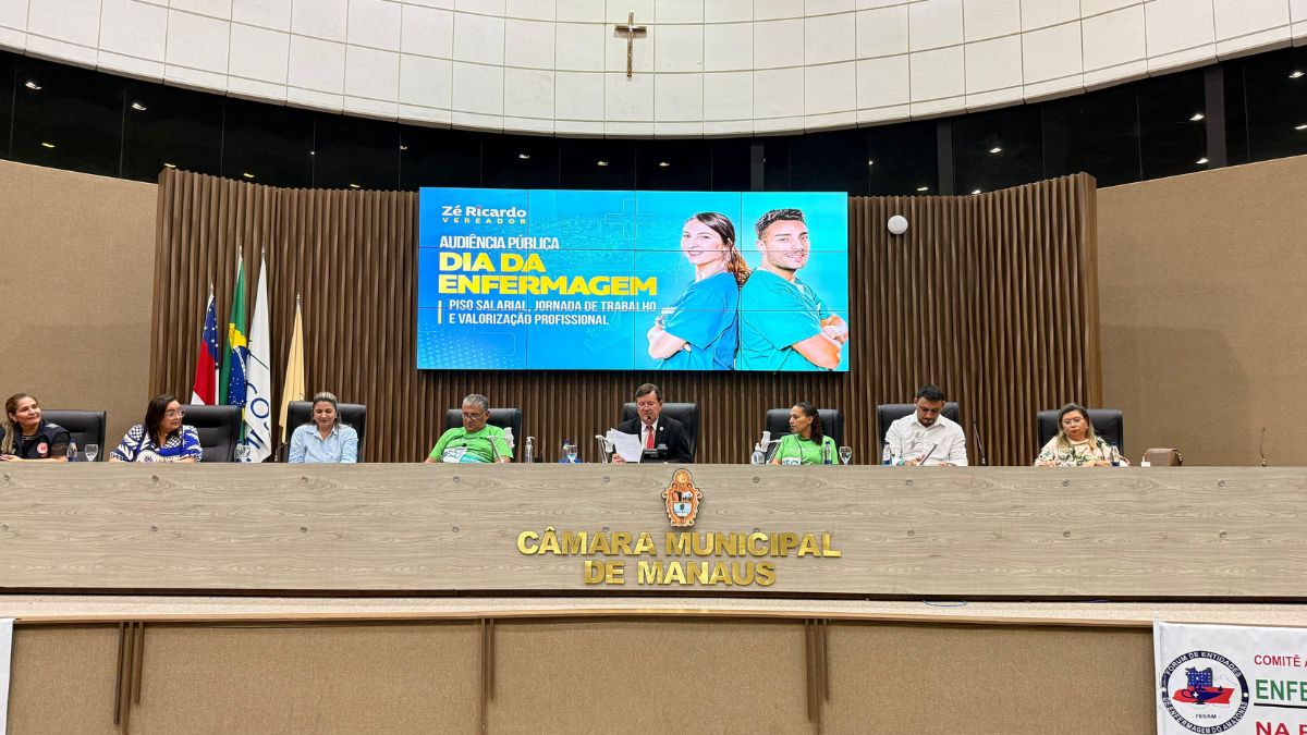 Vereador Zé Ricardo promove audiência pública sobre os desafios da Enfermagem em Manaus