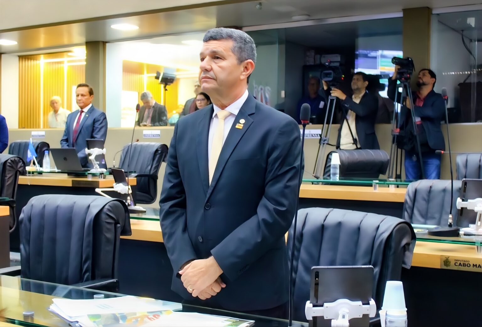 Comandante Dan protocola 12 emendas à Lei de Diretrizes Orçamentárias Comandante Dan protocola 12 emendas à Lei de Diretrizes Orçamentárias