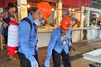 Prefeitura de Manaus realiza dedetização em feiras municipais
