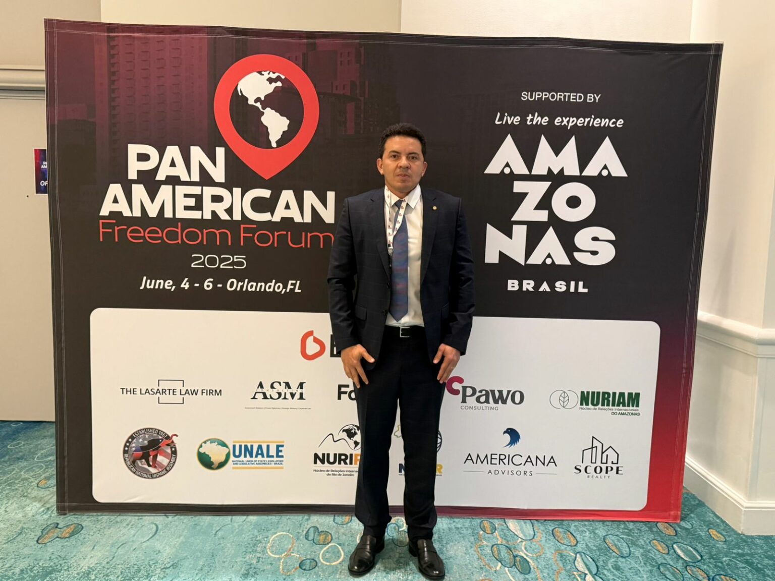 Deputado Delegado Péricles participa de Fórum Pan-Americano Conservador nos EUA Deputado Delegado Péricles participa de Fórum Pan-Americano Conservador nos EUA