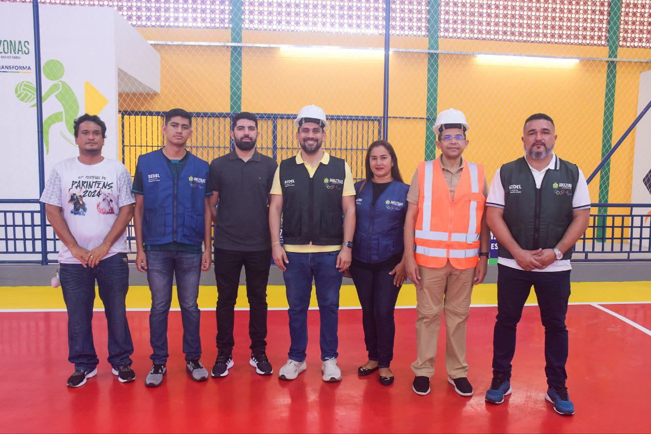 Deputado João Luiz visita obras do Ginásio Elias Assayag e do Prosai em Parintins, frutos de suas indicações ao Governo do Amazonas Deputado João Luiz visita obras do Ginásio Elias Assayag e do Prosai em Parintins, frutos de suas indicações ao Governo do Amazonas