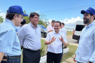 Eduardo Alfaia acompanha ministros do STF e STJ em visita à rede de abastecimento de água e saneamento básico em Manaus