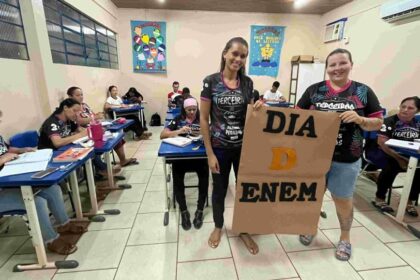 Escolas da rede estadual realizam mutirões para inscrições no Enem 2025