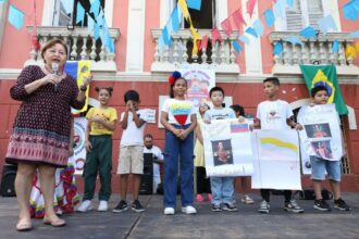 “Festa da Amizade”: Escola Estadual Barão do Rio Branco realiza ação de combate à xenofobia contra populações imigrantes
