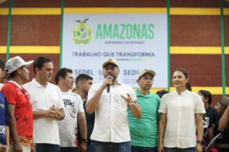 Em Parintins, governador Wilson Lima entrega ginásio Elias Assayag revitalizado e amplia oferta de programas esportivos