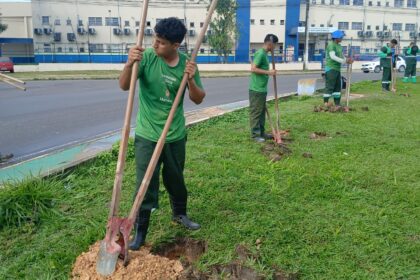 Prefeitura de Manaus realiza ação no Nova Cidade e bate recorde em plantio e doação de mudas