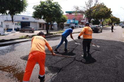 Prefeitura intensifica obras e leva asfalto para o Cachoeirinha