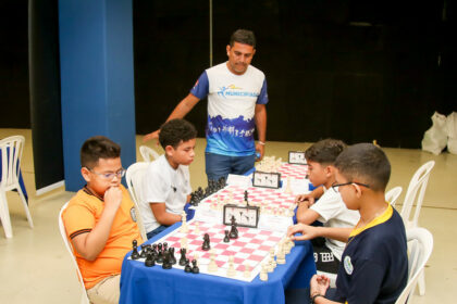 Prefeitura de Manaus realiza jogos da modalidade de xadrez na 26ª edição da Municipíadas