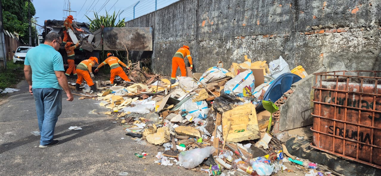 Prefeitura intensifica limpeza e combate a lixeiras viciadas em bairros da capital