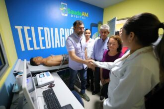 Governador Wilson Lima entrega novas telessalas em Novo Aripuanã e Borba e amplia rede de atendimento remoto no interior