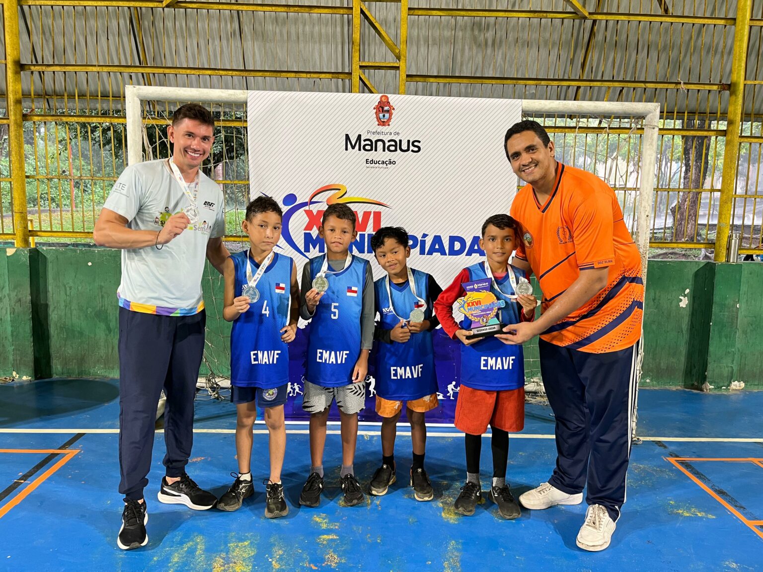 Prefeitura de Manaus realiza final de vôlei da 26ª Municipíadas com alunos da rede municipal