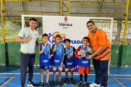 Prefeitura de Manaus realiza final de vôlei da 26ª Municipíadas com alunos da rede municipal