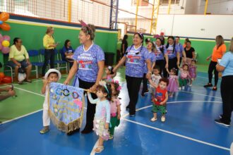 Cmei da Prefeitura de Manaus realiza festival olímpico com alunos da educação infantil