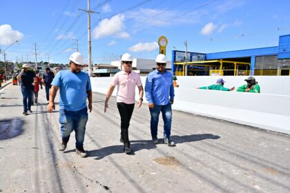 Prefeito David Almeida libera trecho do complexo viário Rei Pelé e garante entrega total da obra ainda em junho