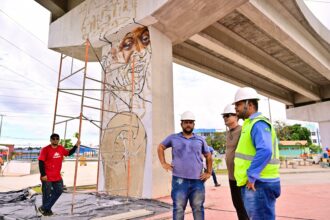 Prefeito vistoria avanços finais das obras no complexo Rei Pelé