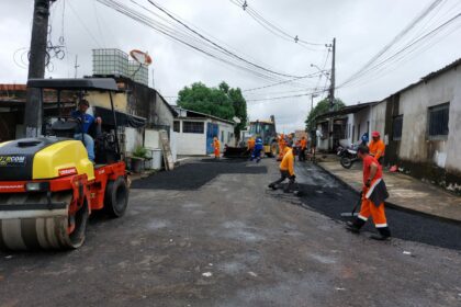 Prefeitura de Manaus avança com ações de infraestrutura do ‘Mutirão no Bairro’ no Tancredo Neves