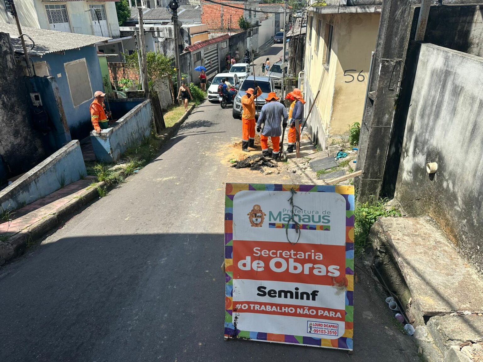 PMM realiza recuperação em drenagem no Vila da Prata
