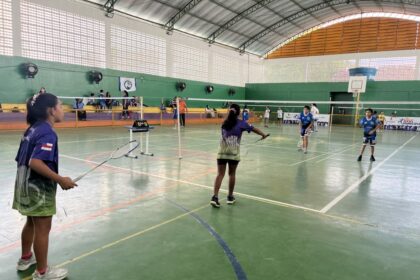 Disputa de badminton reúne mais de 280 estudantes da Prefeitura de Manaus na 26ª Municipíadas