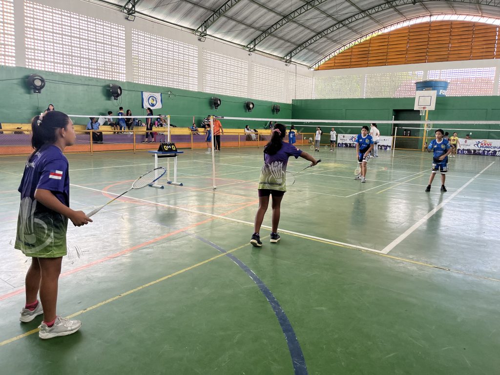 Disputa de badminton reúne mais de 280 estudantes da Prefeitura de Manaus na 26ª Municipíadas