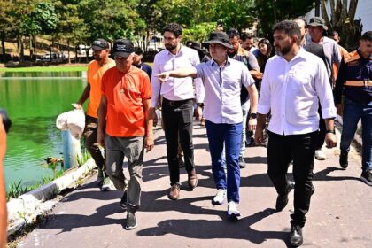 David Almeida anuncia recuperação completa da lagoa do Japiim