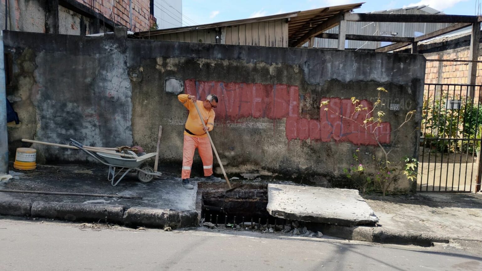 Prefeitura de Manaus intensifica obras de drenagem na Alvorada