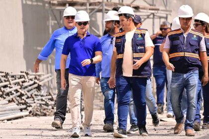 David Almeida acompanha obras do Complexo Viário Rei Pelé