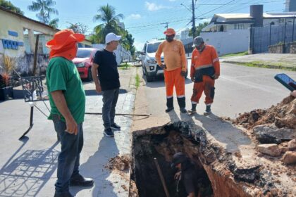 Conjunto Aruanã recebe obras na rede de drenagem