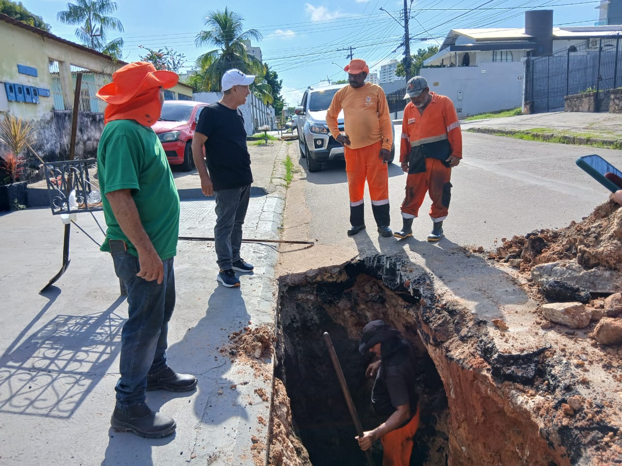 Conjunto Aruanã recebe obras na rede de drenagem