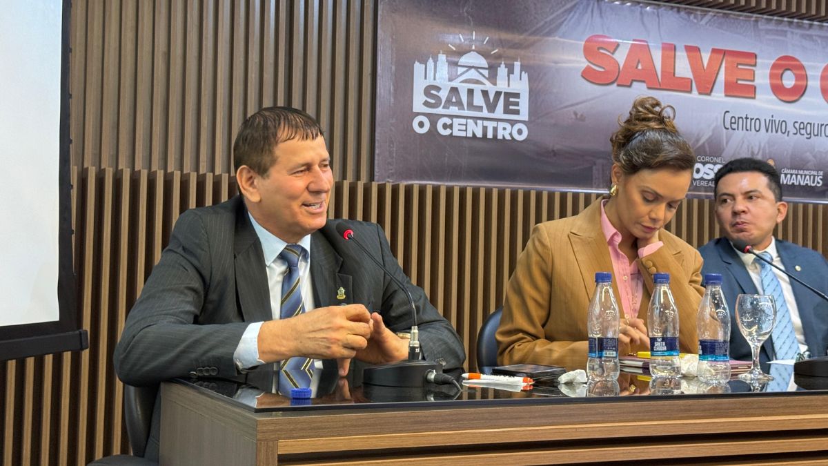 Roberto Sabino defende revitalização e mais segurança para o Centro de Manaus em audiência pública