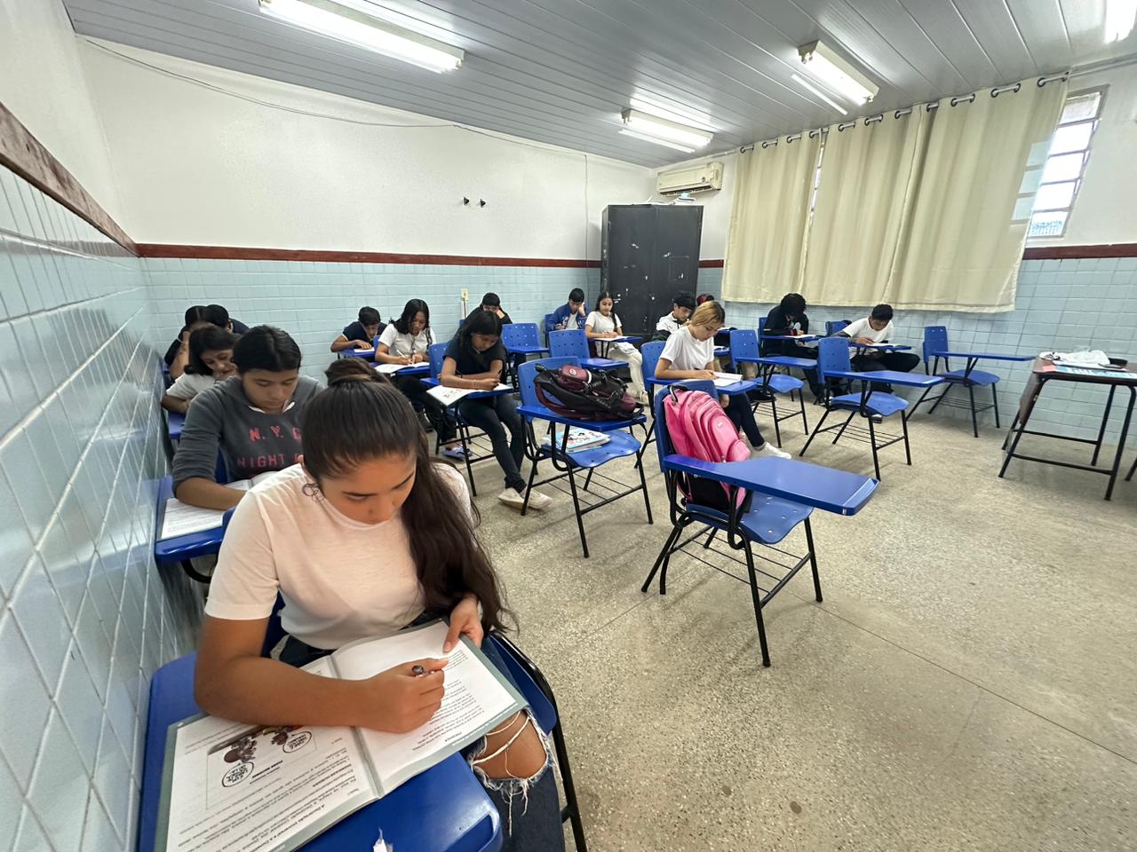Estudantes participam do 5º simulado “Educa+Manaus”