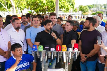 Vereadores da CMM acompanham entrega da Lagoa da Compensa e reforçam parceria entre poderes