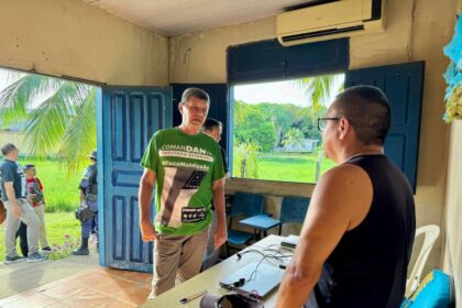 Em Caiambé, Comandante Dan constata graves deficiências na segurança pública