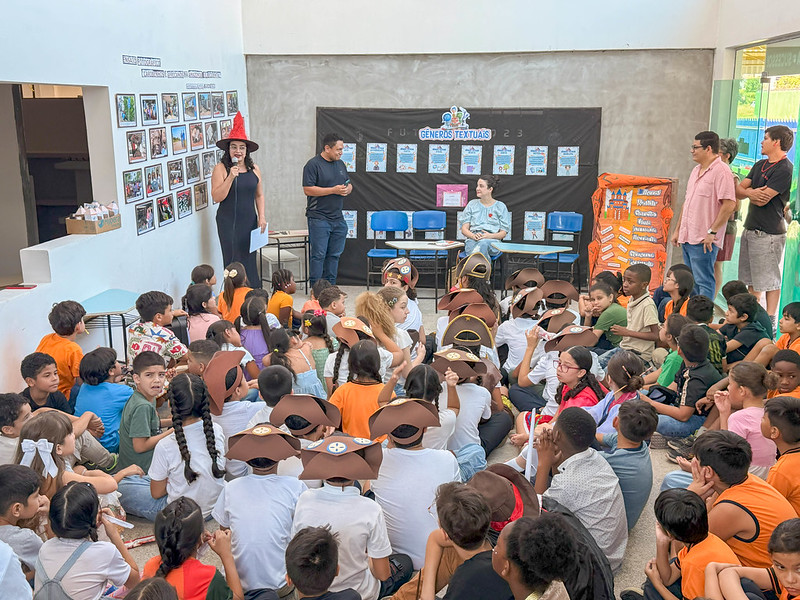 Estudantes da Prefeitura de Manaus participam da 2ª ‘Literat’ em escola da zona Sul