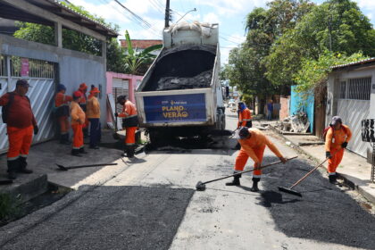 Ruas da zona Oeste recebem ação de recuperação asfáltica