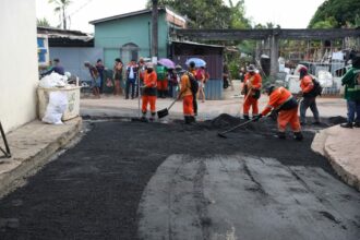 Prefeitura intensifica obras no bairro Tarumã com frentes simultâneas do ‘Plano de Verão’