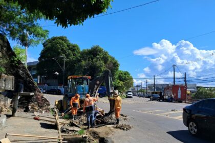 Ação preventiva da Prefeitura de Manaus evita alagamento no bairro Nossa Senhora das Graças