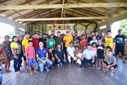 Cabo Maciel reforça compromisso com comunidades indígenas do Coatá-Laranjal de Borba
