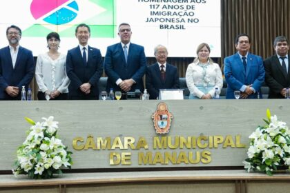 Câmara Municipal de Manaus celebra os 117 anos da imigração japonesa no Brasil em Reunião Solene