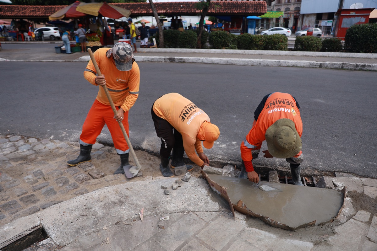 Prefeitura de Manaus revitaliza infraestrutura na rua 15 de Novembro, no Centro Histórico – Prefeitura Municipal de Manaus