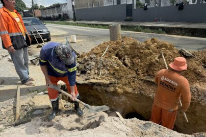 PMM recupera rede de drenagem profunda no Conjunto Hileia