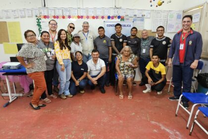 Escola ribeirinha participa de consulta pública sobre o Proemem