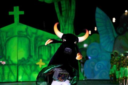 Bois-bumbás de Manaus encerram a programação do Festival Folclórico do Amazonas no Sambódromo