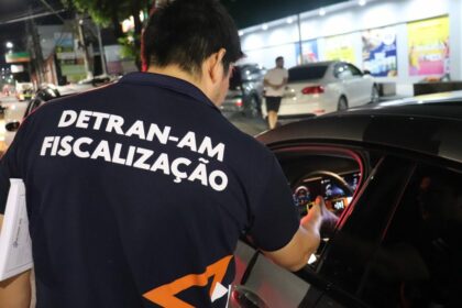 Detran-AM: Fiscalização registra 109 procedimentos relacionados à alcoolemia no fim de semana