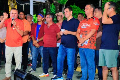 Carlos Pai Amado celebra novo espaço de lazer no Cidade de Deus, em Manaus