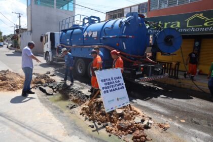Prefeitura realiza ação emergencial em via no bairro Raiz