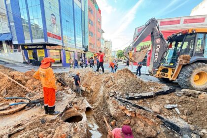 Solicitação de comerciantes e implanta nova tubulação no Centro